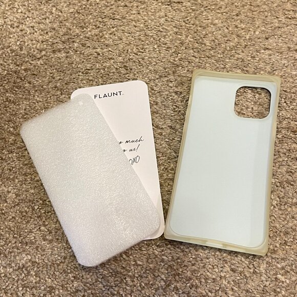 SQUARE Cornflower Blue iPhone 12 Pro Max or 12 case *Stocking Stuffer-Gift Baske - Picture 2 of 5